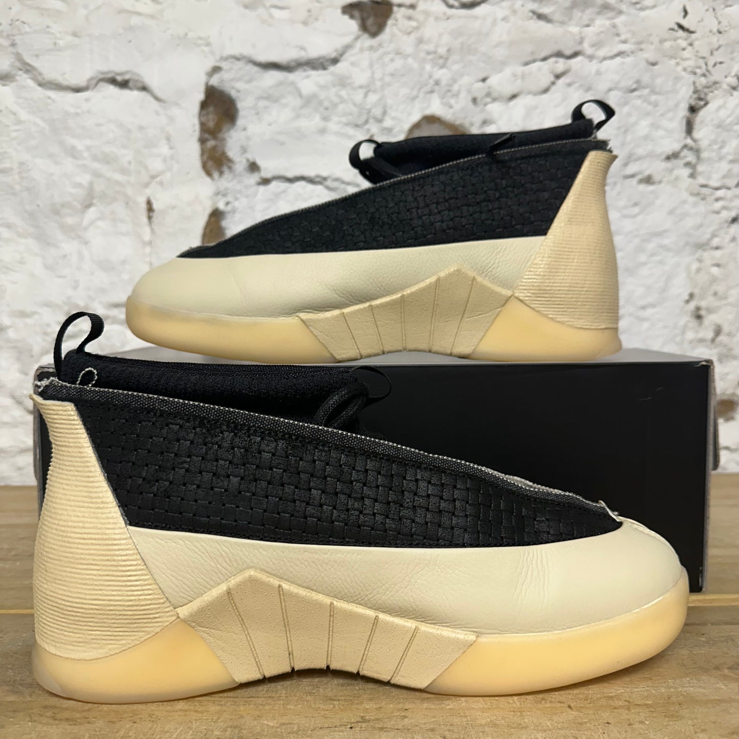 Air Jordan 15-23RE Black Muslin Sz 10.5