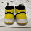Air Jordan 1 Mid Black Yellow Toe Sz 8.5