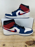 Air Jordan 1 Mid Multicolor Swoosh Sz 9.5