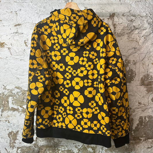 Marni Carhartt WIP Yellow Floral Black Jacket Sz L
