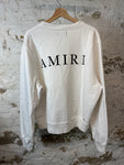 Amiri Black Spell White Crewneck Sz L