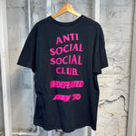 ASSC Pink Undefeated T-shirt Black Sz XL