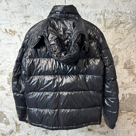 Moncler Maya Giubbotto Black Puffer Jacket Sz L (4)