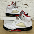 Air Jordan 5 Fire Red Silver Tongue (2020) Sz 12