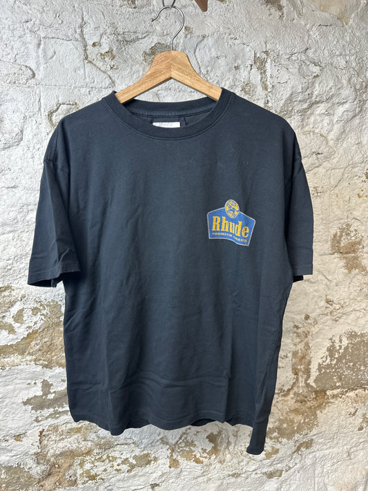Rhude Black Grand Cru T-Shirt Sz S DS