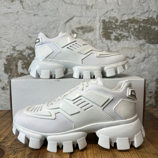 Prada Cloudust Thunder Triple White Sneaker Sz 6.5 (39.5)