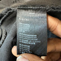 Amiri Embroidered Angel Logo Black Denim Jeans Sz 34