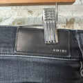 Amiri MX1 Cracked Blue Black Denim Jeans Sz 31