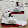 Air Jordan 5 Fire Red Black Tongue (2025) Sz 10