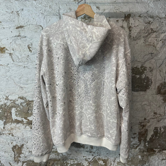 Birth Of Royal Child Blossom Crystal Zip Up Hoodie Sz L