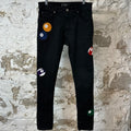 Amiri Pool Ball Black Denim Jeans Sz 30