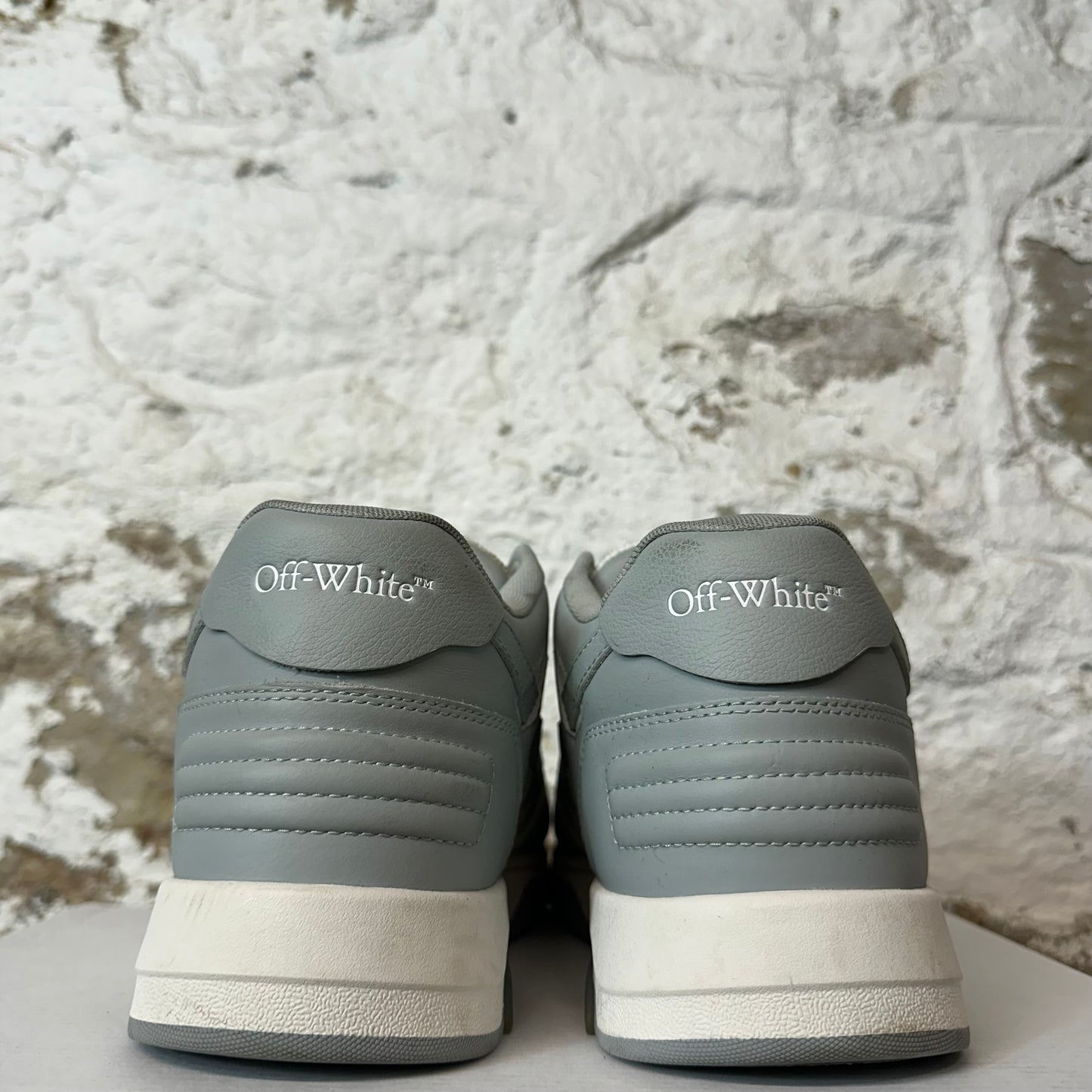 Off White Out Of Office Grey White Sneaker Sz 11 (44)