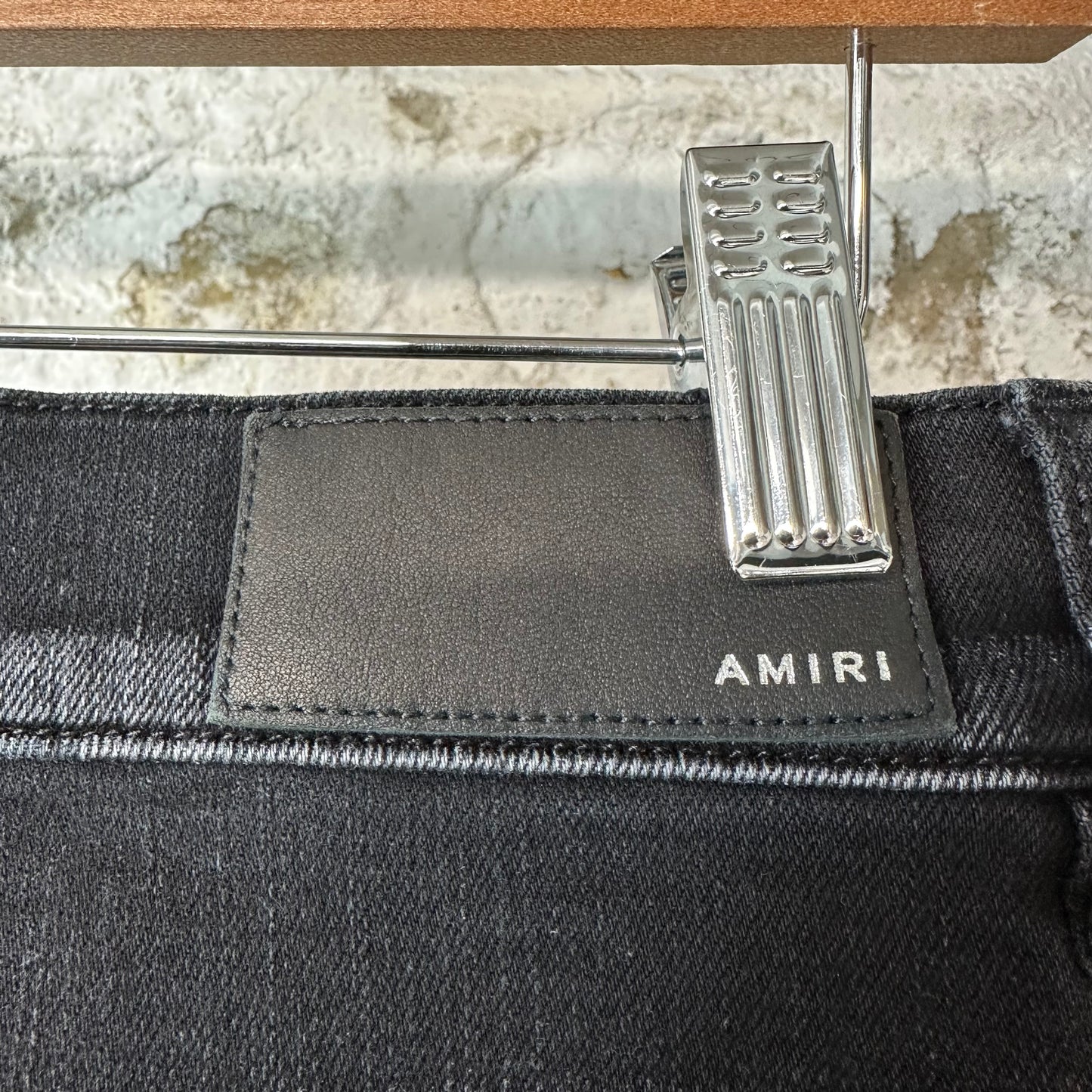 Amiri Red White Bones Black Denim Jeans Sz 29