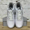 Nike Air Force 1 Low 07 Black Pebbled Swoosh Sz 11.5 DS