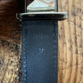 Louis Vuitton Graphite Slim Bracelet Sz 19 W/ Box