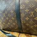 Louis Vuitton Monogram Macassar Keepall Bandouliere Sz 55