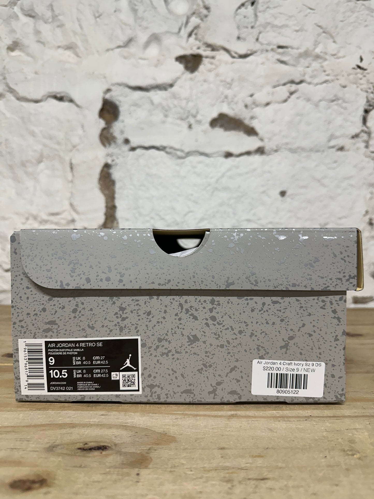 Air Jordan 4 Photon Dust Sz 9 DS