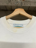 Casa Blanca Multi Color Logos White T-Shirt Sz M