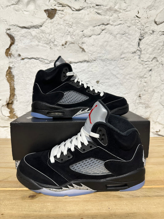 Air Jordan 5 Reimagined Black Metallic Sz 5.5Y DS