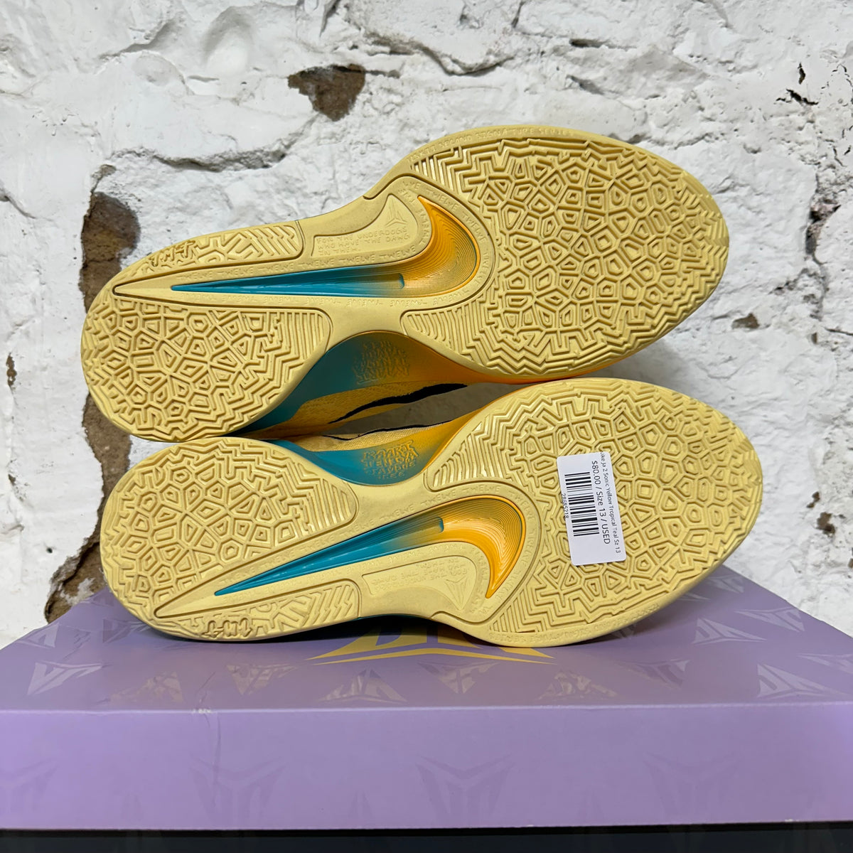 Nike Ja 2 Sonic Yellow Tropical Teal Sz 13
