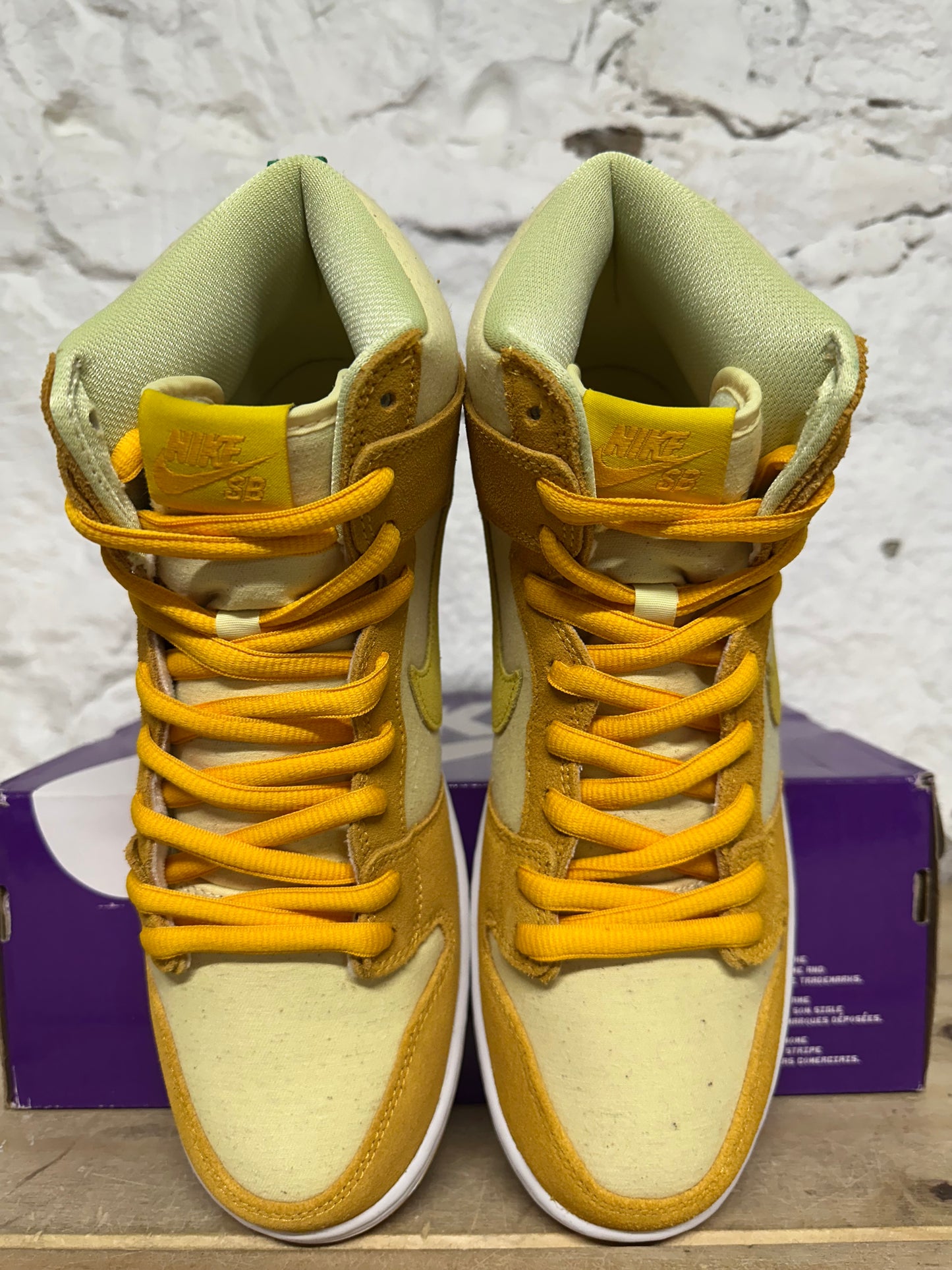 Nike SB Dunk High Fruity Pack Pineapple Sz 9.5 DS