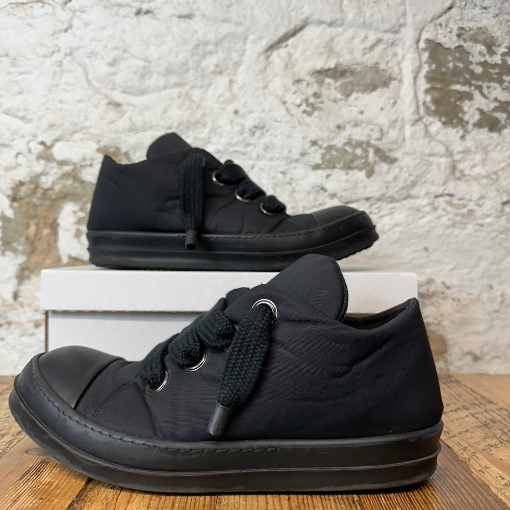 Rick Owens Jumbo Lace Puffer Triple Black Sneaker Sz 12 (45)