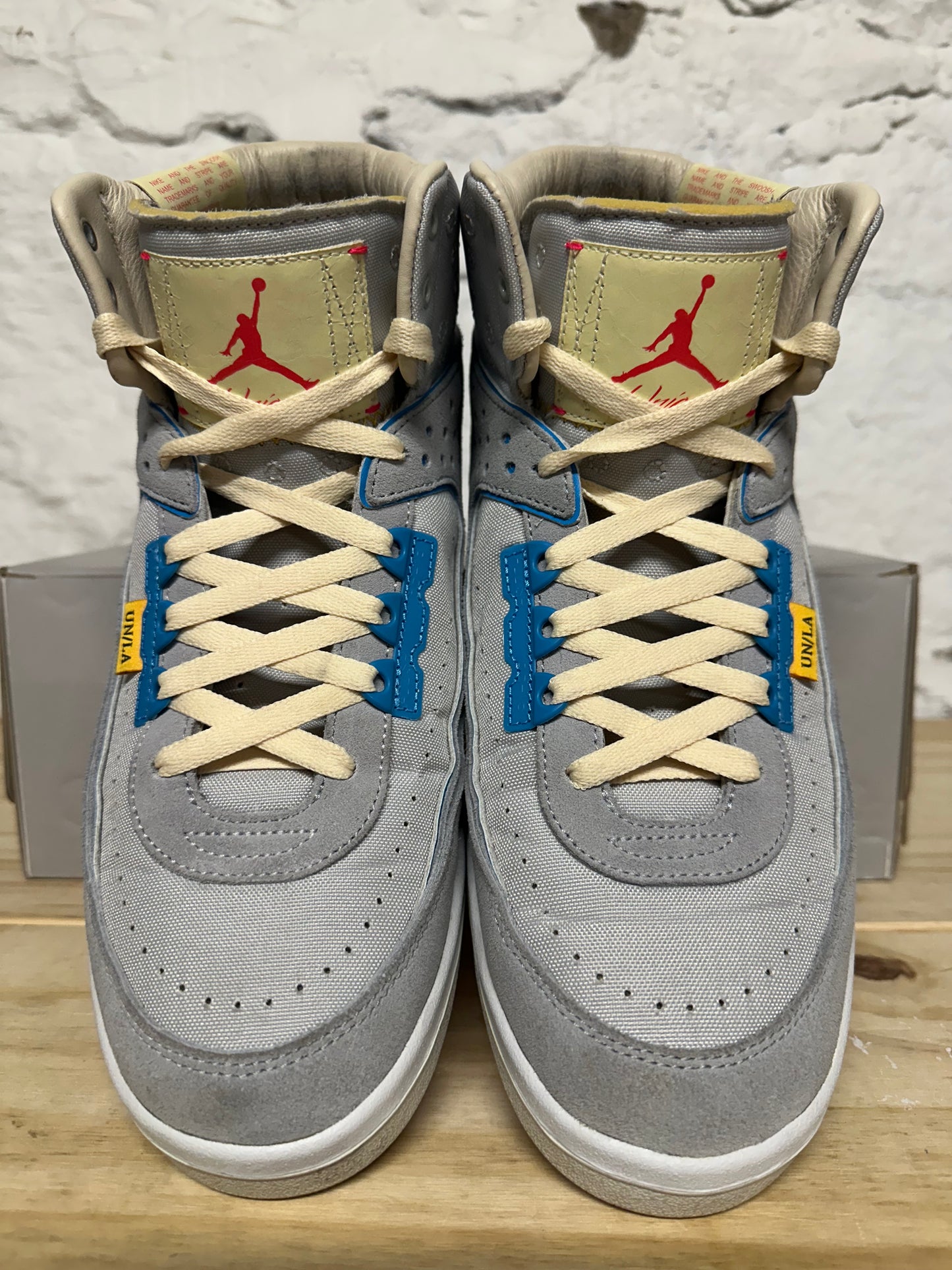 Air Jordan 2 Union Grey Fog Sz 9.5