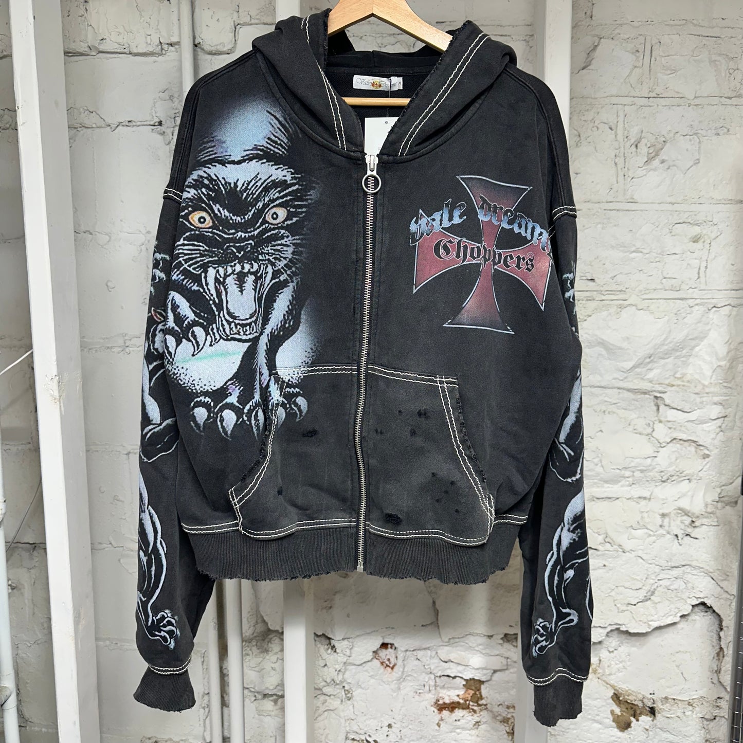 Vale Forever Hardy Boyz Zip Up Hoodie Sz S