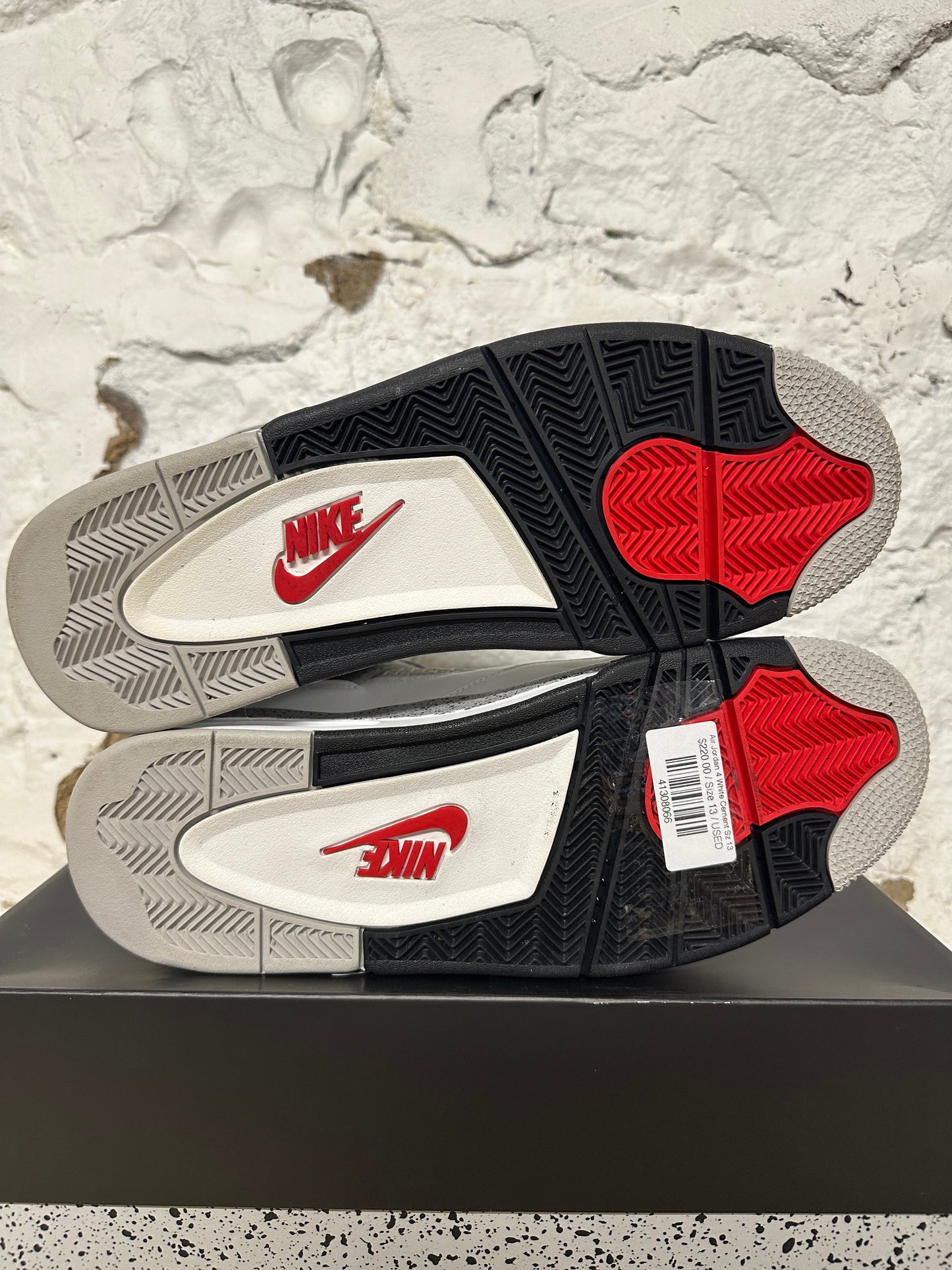 Air Jordan 4 White Cement Sz 13