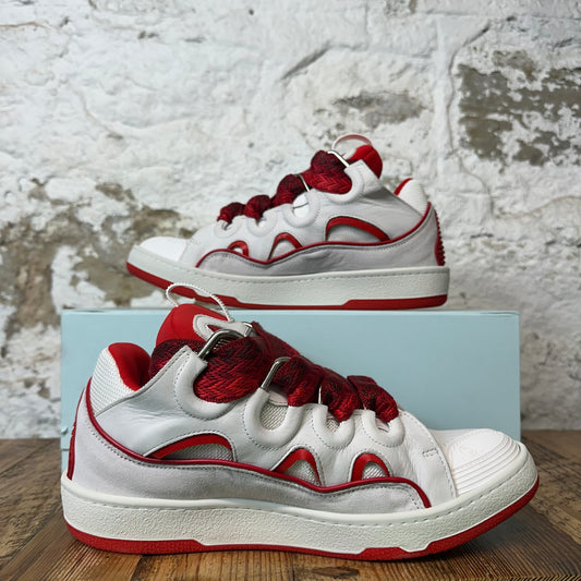 Lanvin Curb Red White Sneaker