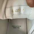 Louis Vuitton Blue Denim Monogram White Trainer Sneaker Sz 8.5 (7LV)