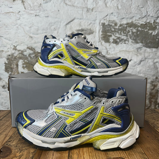 Balenciaga Runner Yellow Navy Grey Sneaker Sz 8 (41)