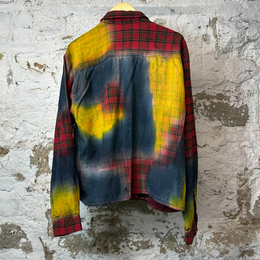 Vale Forever Tie Dye Rhinestone Flannel Sz XL