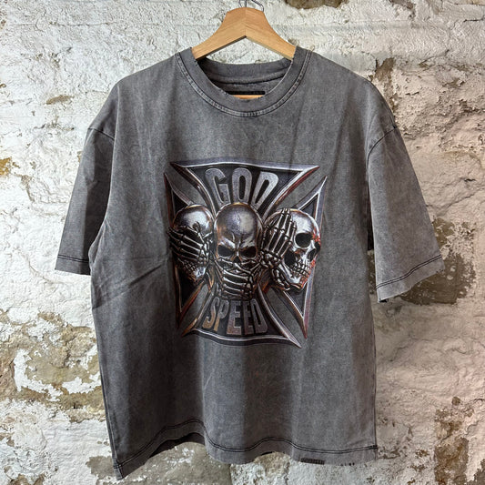 Godspeed Omerta Grey T-Shirt NEW