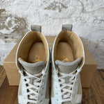 Christian Louboutin High Gray Suede White Sneaker Sz 9 (42)