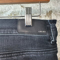 Amiri Faded Black Distressed Denim Jeans Sz 33