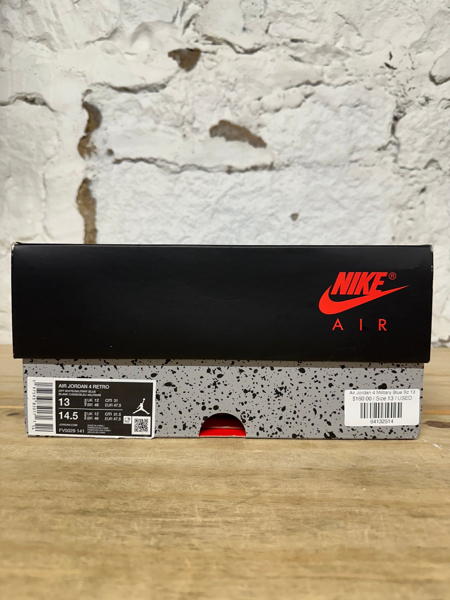 Air Jordan 4 Military Blue Sz 13