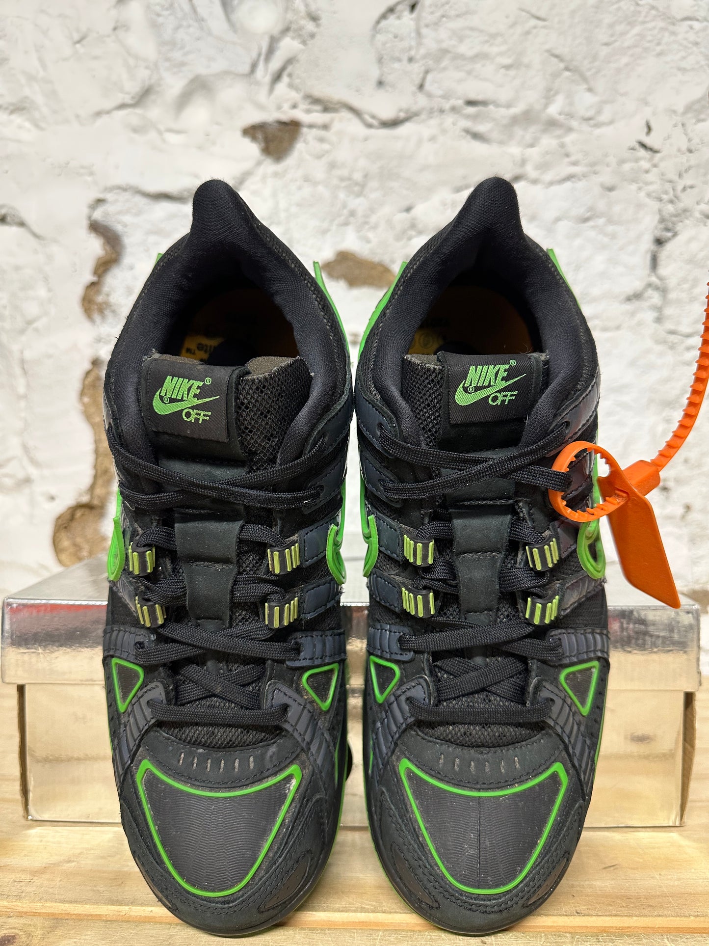 Off White Rubber Dunk Green Strike Sz 9
