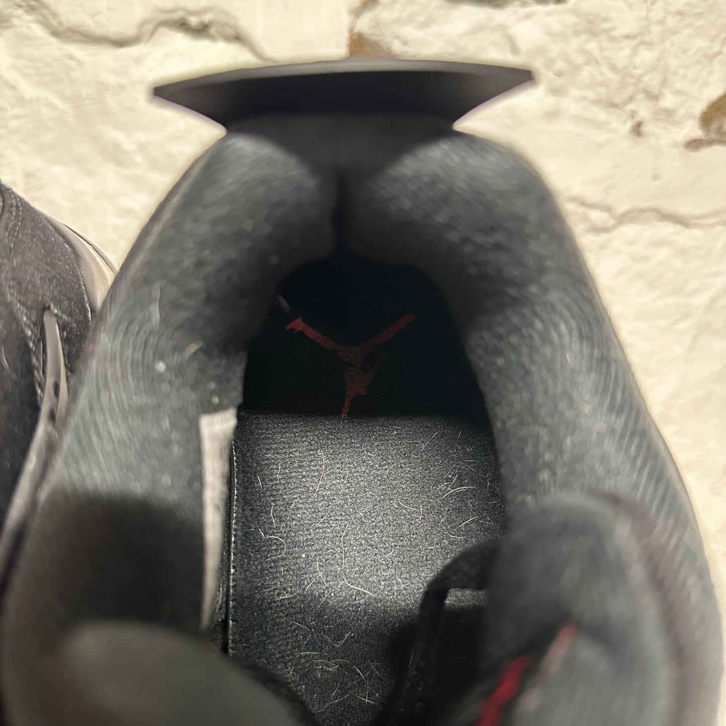 Air Jordan 4 Black Canvas Sz 12