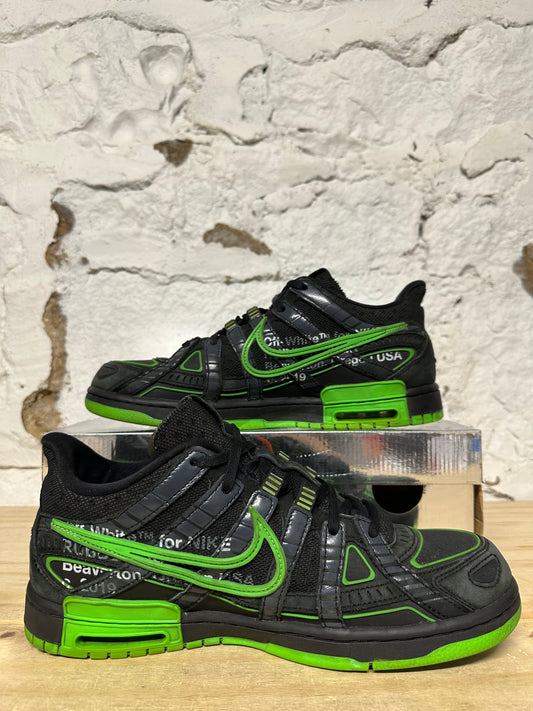 Nike Air Rubber Dunk Off-White Green Strike Sz 10.5