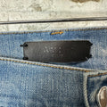 Amiri MX1 Marble Patch Blue Denim Jeans Sz 33