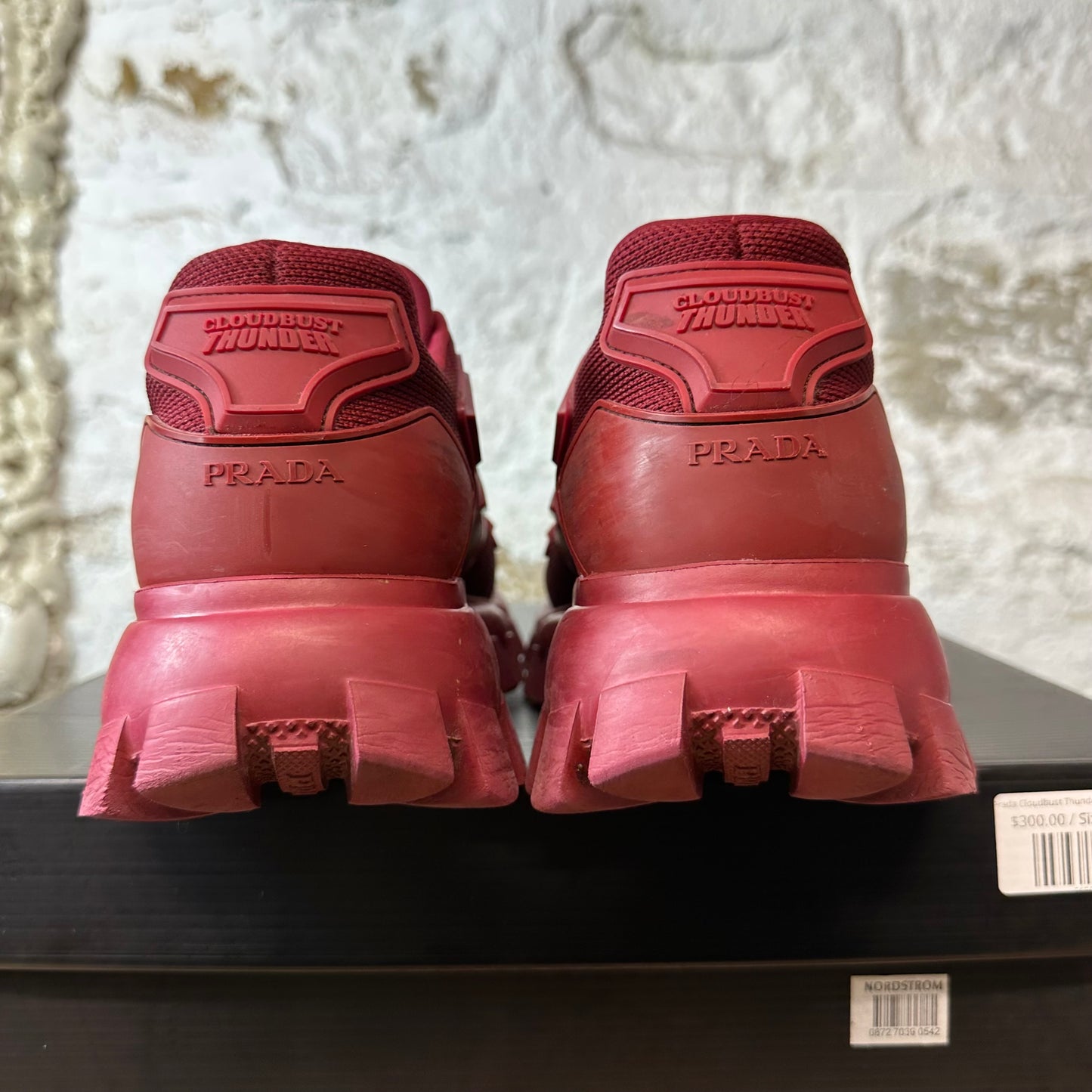 Prada Cloudbust Thunder Maroon Sneaker Sz 6