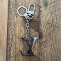Louis Vuitton Porte Cles Initial Silver Keychain
