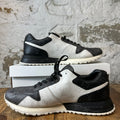 Louis Vuitton Black White Grey Monogram Runaway Sneaker Sz 12.5 (11LV)
