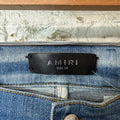Amiri MX1 Sky Blue Cream Blue Denim Jeans Sz 30