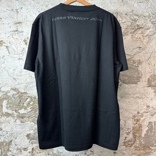 Louis Vuitton 2054 Heat Reactive Black T-Shirt Sz XXL