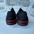 Gucci Tennis 1977 Black GG Monogram Sneaker Sz 8