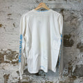 Chrome Hearts Blue Horseshoe White Long Sleeve Sz M
