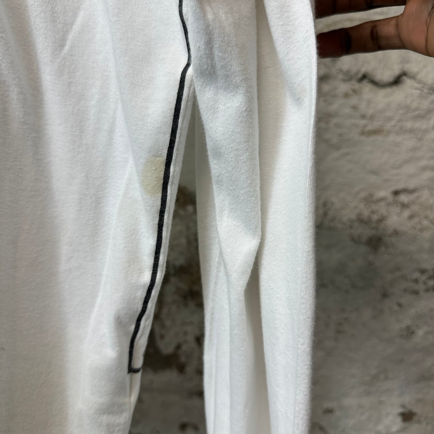 Chrome Hearts Pocket Spell L/s White Sz XXL (Stained)