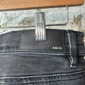 Amiri Animal Patches Black Denim Jeans Sz 34